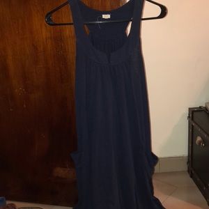 J. Crew navy slub knit pocket dress